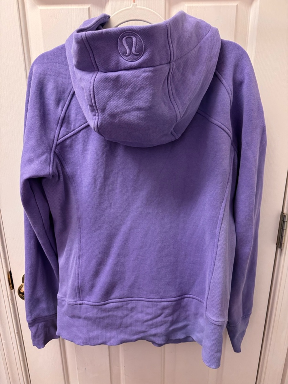 Lululemon size 12 full zip full length scuba hoodie dark lavender - Picture 4 of 4